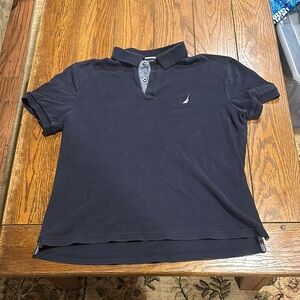 LARGE NAVY BLUE NAUTICA POLO